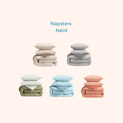 Nørd Stone Grey - Het hoesloos dekbed zonder overtrek |vaste hoes |wasbaar
