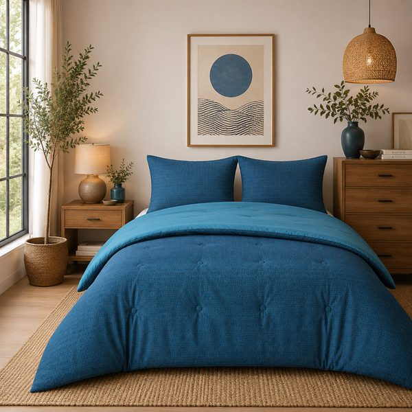 Structure Cloud Blue - La couette sans housse de couette | housse fixe | lavable