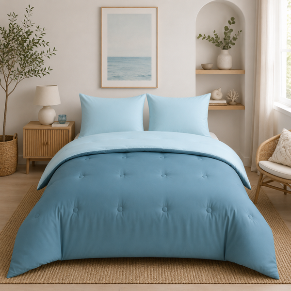 Nørd Midnight Blue - La couette sans housse de couette |housse fixe |lavable