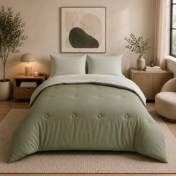Nørd Soft Forest - La couette sans housse de couette |housse fixe |lavable