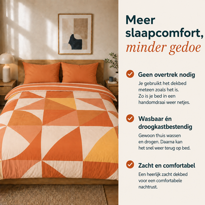 Sommardröm - Sunrise Glow - Waschbare Bettdecke ohne Bezug