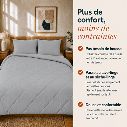 Sommarvino - Fjord Sky - La couette sans housse | housse fixe | lavable