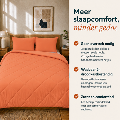 Sommarvino - Nordic Clay - Waschbare Decke ohne Bezug