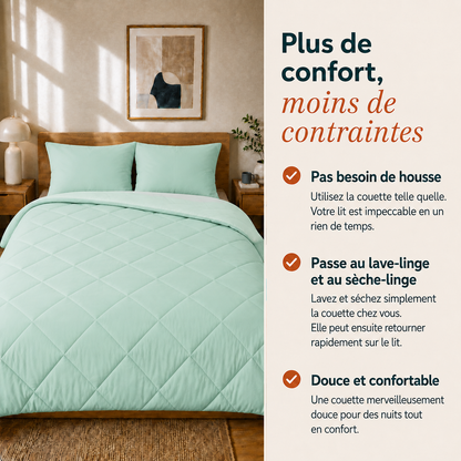 Sommarvino - Nordic Seafoam - La couette sans housse | housse fixe | lavable