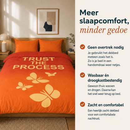 Take-it-Lazy - The Optimist - Waschbare bettbezugslose Decke