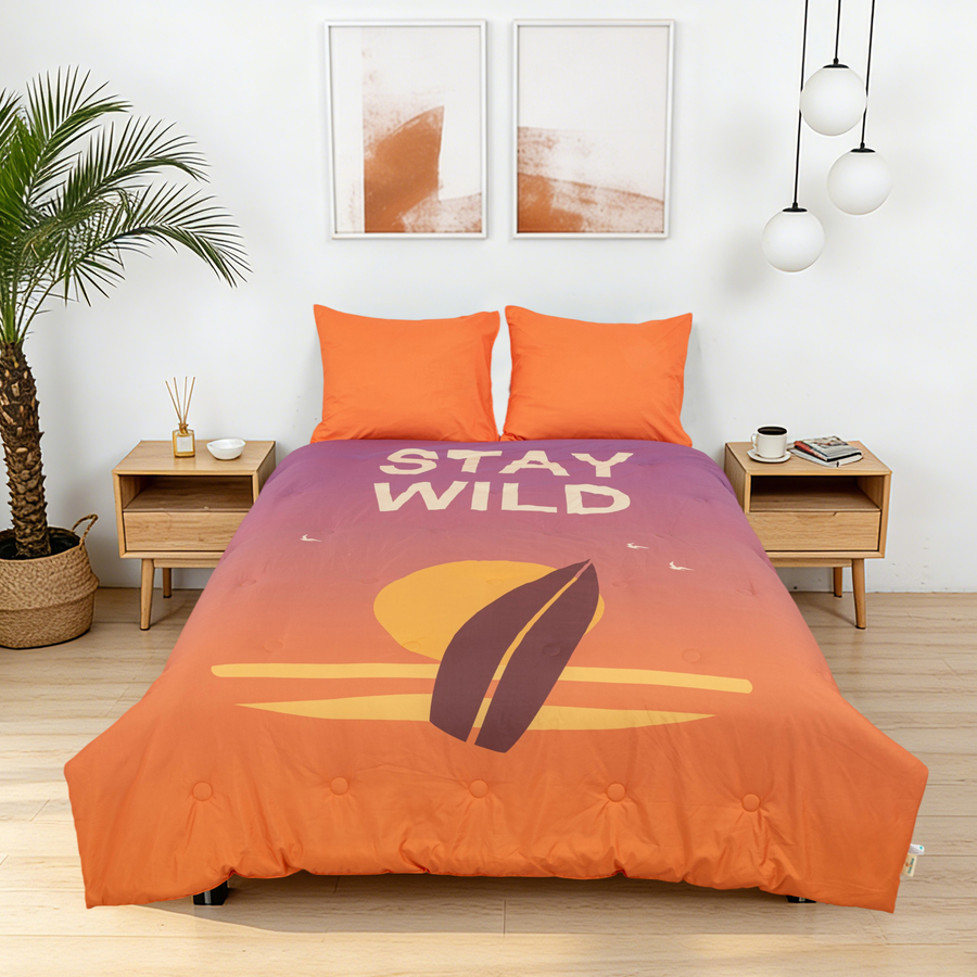Take-it-Lazy - The Rebel Surfer - Wasbaar hoesloos dekbed