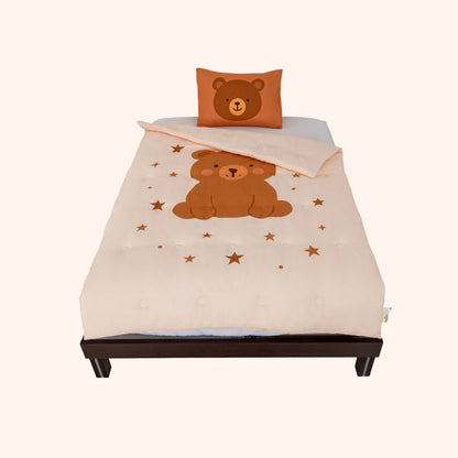 Snork Cuddle Caramel - Het hoesloos dekbed zonder overtrek voor de kids |vaste hoes |wasbaar