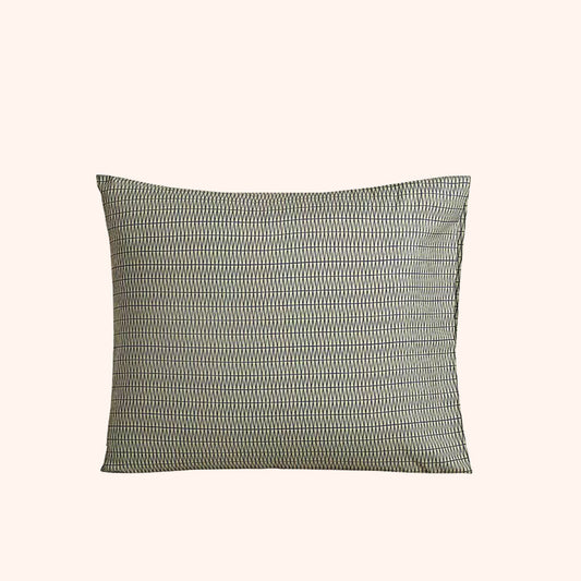 🎁 Struktur Olive Leaf – Kussensloop 60x70 cm | Natuurlijke Scandinavische rust (100% off)